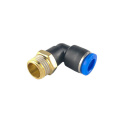 PL right angle elbow pneumatic hose connector fitting